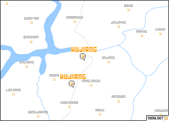 map of Wujiang