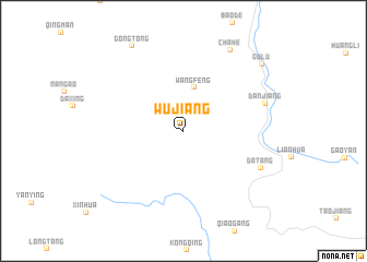 map of Wujiang