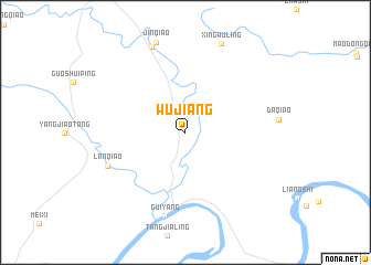 map of Wujiang