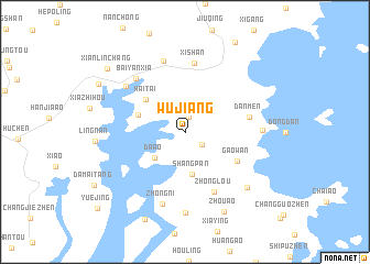 map of Wujiang