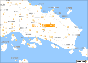 map of Wujiashanxia