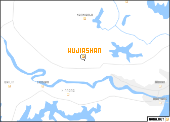 map of Wujiashan