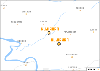 map of Wujiawan