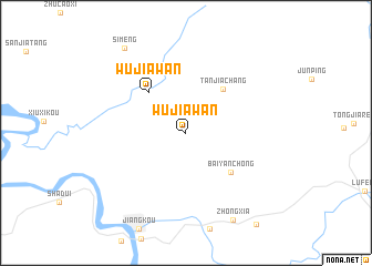 map of Wujiawan