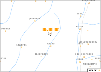 map of Wujiawan