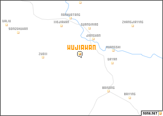 map of Wujiawan