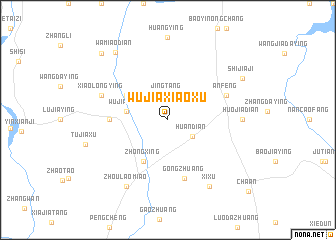 map of Wujiaxiaoxu