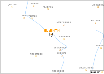 map of Wujiaya