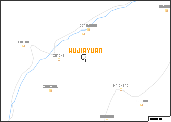 map of Wujiayuan