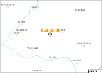 map of Wujiazhai