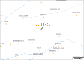 map of Wujieshou