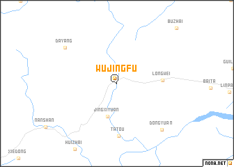 map of Wujingfu