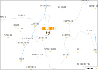 map of Wujiusi