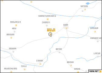map of Wuji