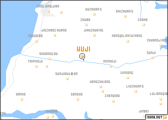 map of Wuji