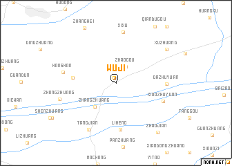 map of Wuji