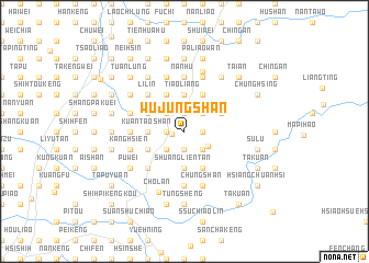 map of Wu-jung-shan