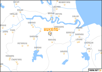 map of Wukeng