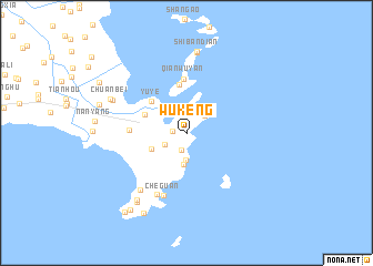 map of Wukeng