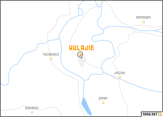 map of Wulajie