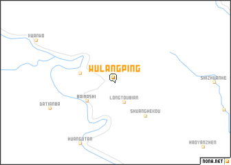 map of Wulangping