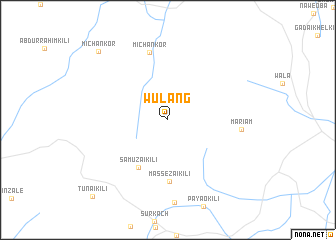 map of Wulang