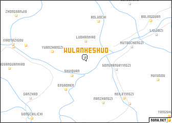 map of Wulanheshuo
