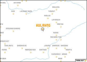 map of Wulawng
