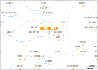 map of Wula Wula