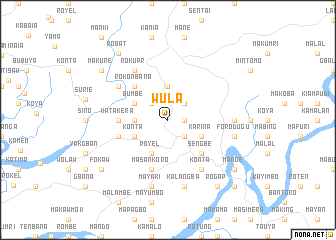 map of Wula