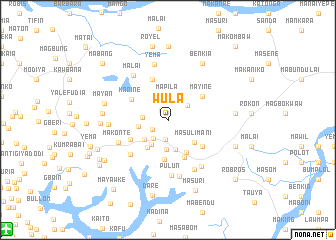 map of Wula