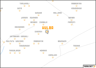 map of Wulba