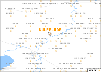 map of Wulfelade