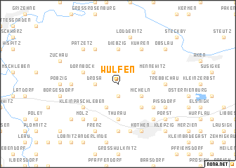 map of Wulfen