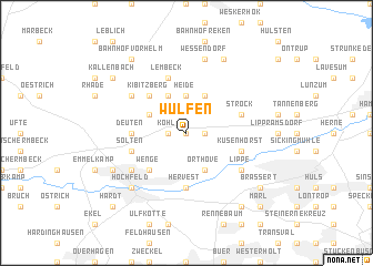 map of Wulfen