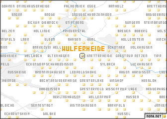 map of Wülferheide