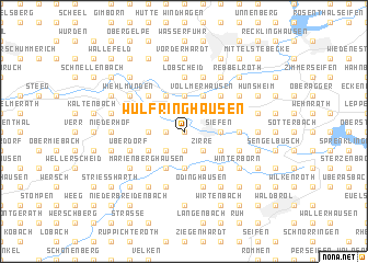 map of Wülfringhausen