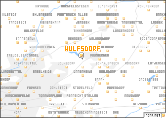 map of Wulfsdorf