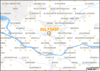 map of Wulfshof