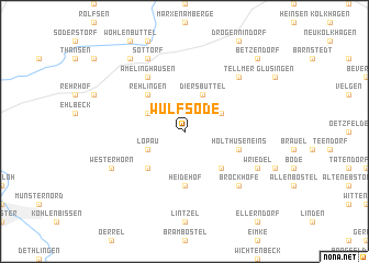map of Wulfsode