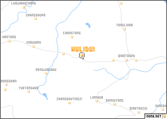 map of Wulidui