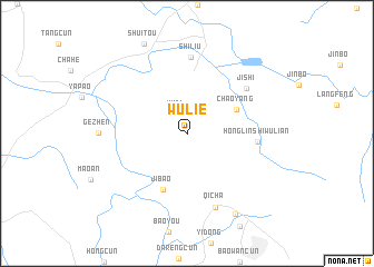 map of Wulie