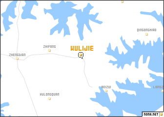 map of Wulijie