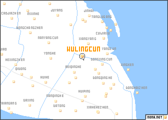 map of Wulingcun