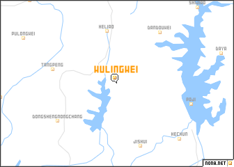 map of Wulingwei