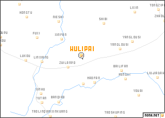 map of Wulipai