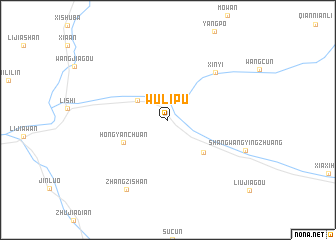 map of Wulipu