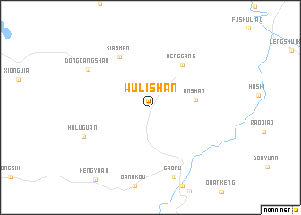 map of Wulishan