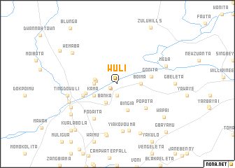 map of Wuli