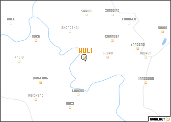 map of Wuli